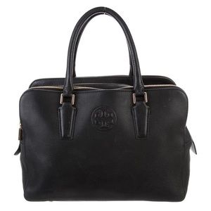 Authentic Tory Burch triple compartment satchel